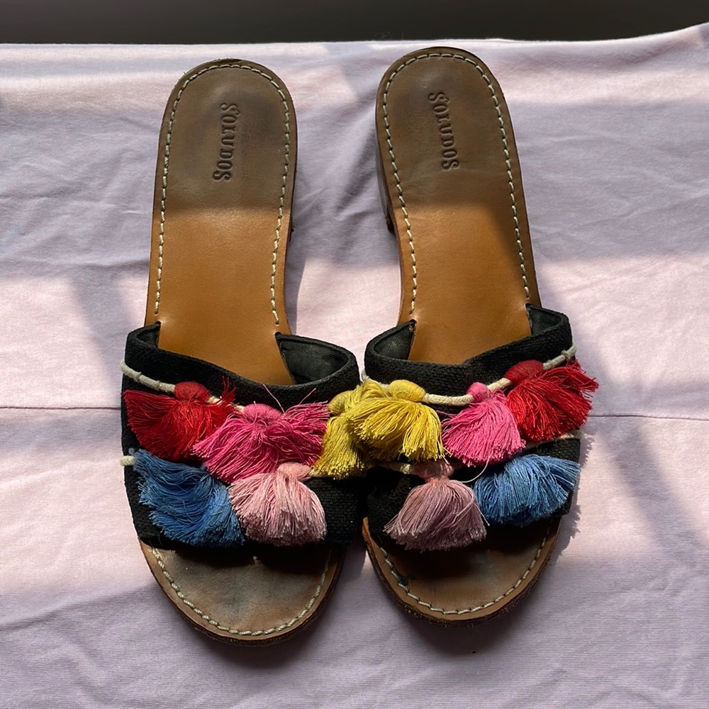 Soludos | Pom Pom Slides (US 9.5)